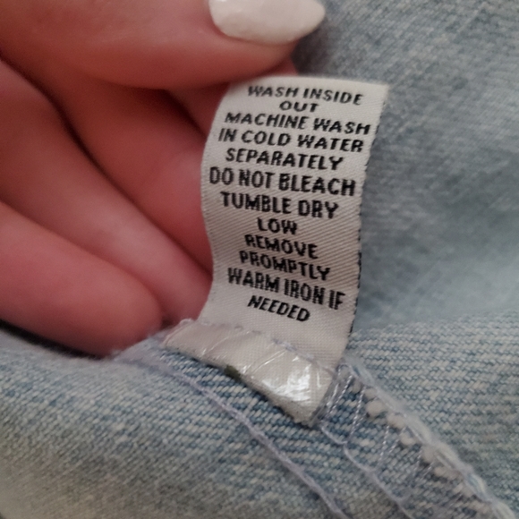 Refuge Acid Wash Denim Jacket - Picture 5 of 5